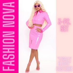 Legal Cute - 3 Piece Costume Set - Pink